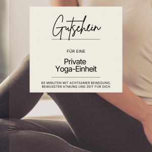Gutschein - Private Yoga-Einheit