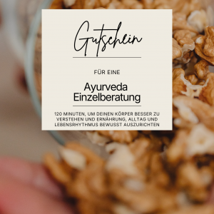 Gutschein - Ayurveda-Beratung